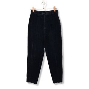 GUESS x VINTAGE 90s High‎ rise relaxed fit mom jeans in black velvet pants 29